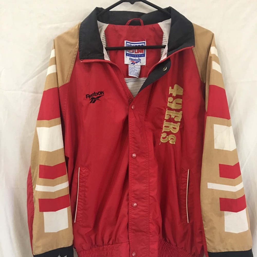 Authentic old school 49ers Jakcet